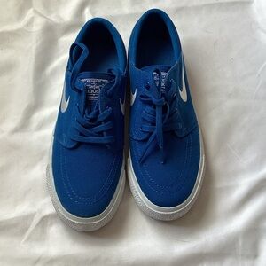 Nike Royal Blue Sneakers with White Logo